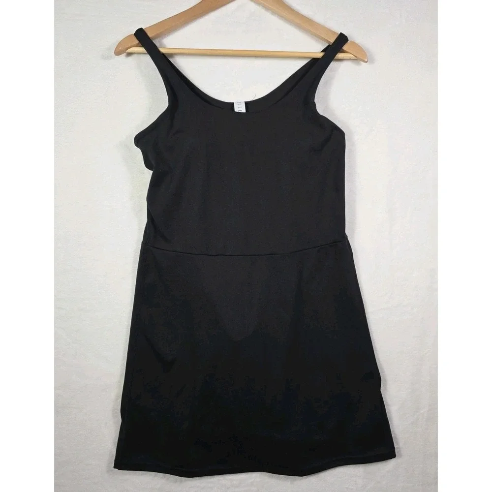 Elle Sport Athletic Dress XS Black Built In Shorts Pocket Tennis Golf Workout